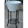 Round Party Tub with Stand